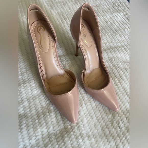 Elegant Pink Patent Leather Stiletto Heels - Picture 1 of 5